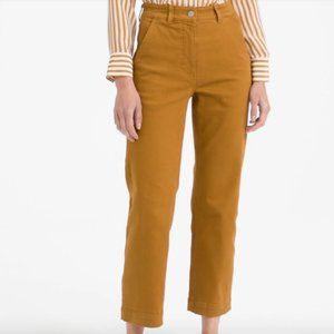 NWOT Straight Leg Crop (Golden Brown)
